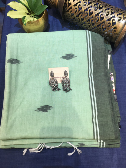 Khadi cotton jamdani saree