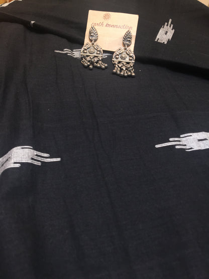 Khadi cotton jamdani saree
