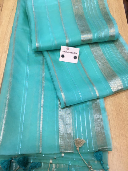 Organza silk saree