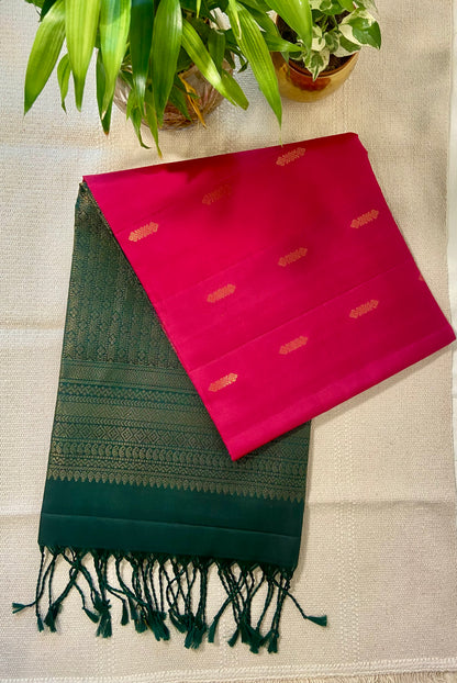 Pure kanjivaram silk butta saree