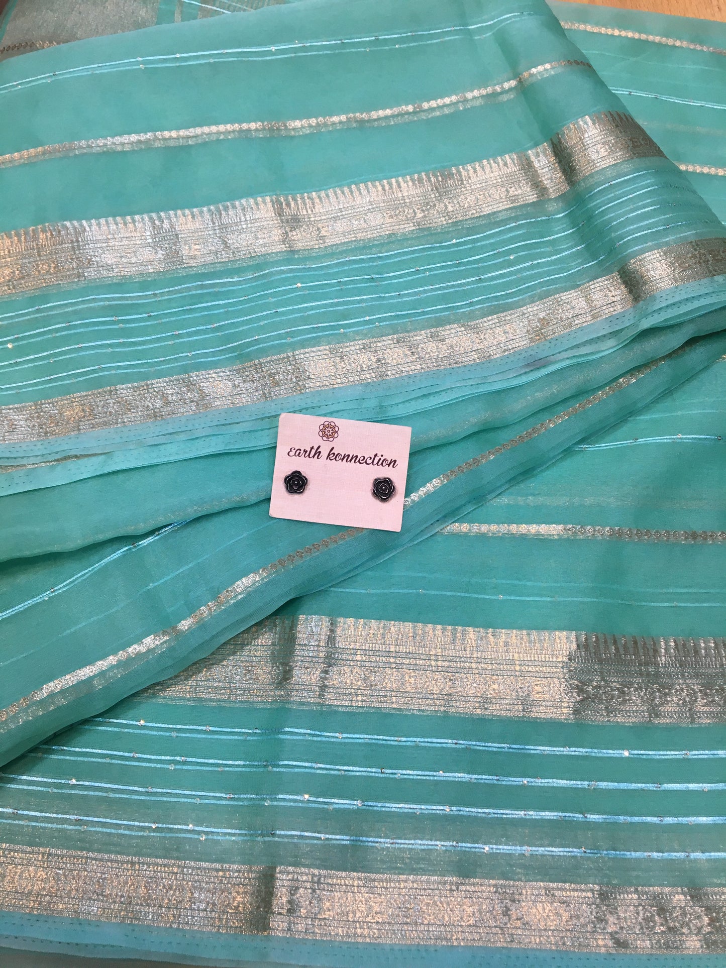 Organza silk saree