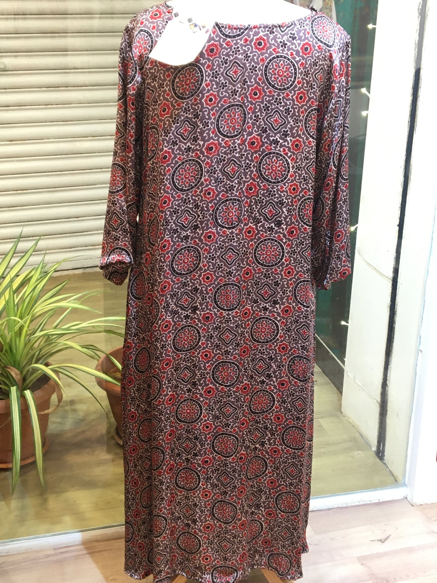 model silk kurta