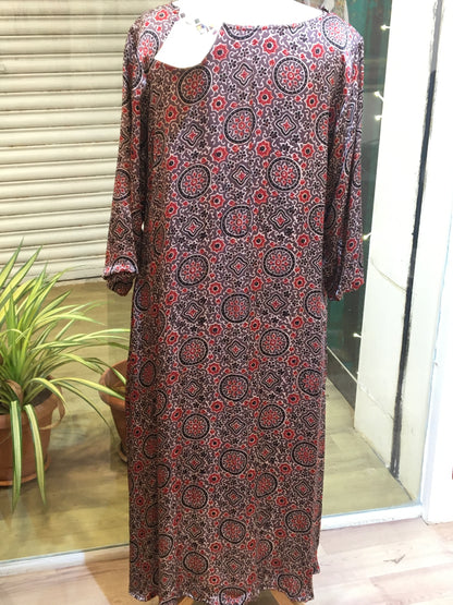 model silk kurta