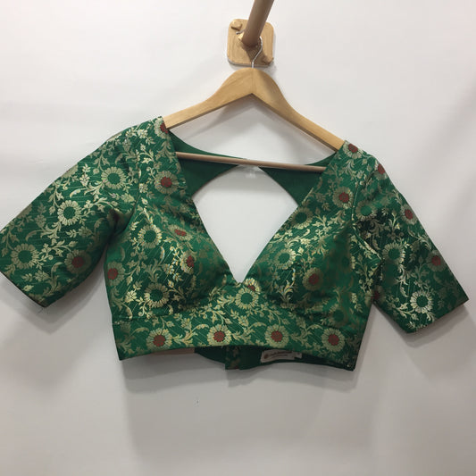 Brocade banarasi padded blouse