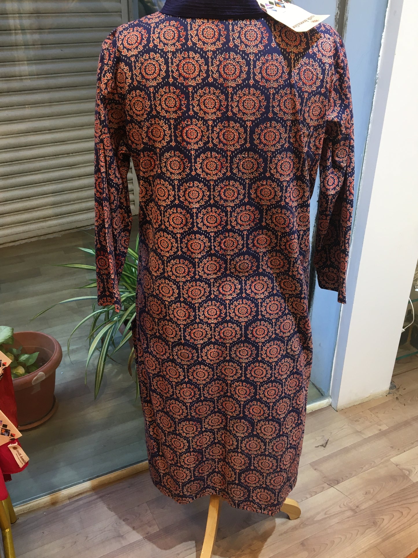 block printed kurta