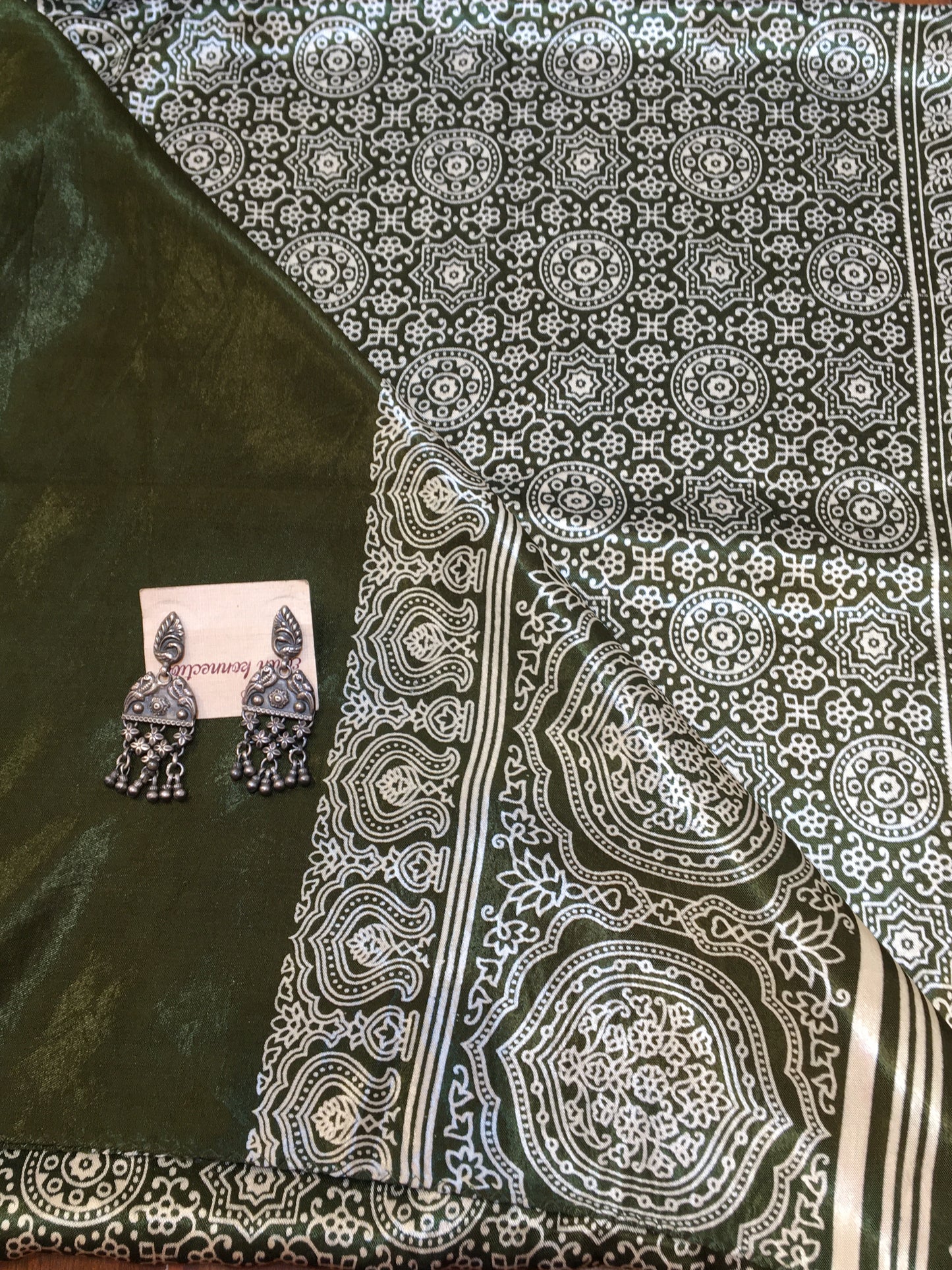 Modal silk ajrakh dupatta
