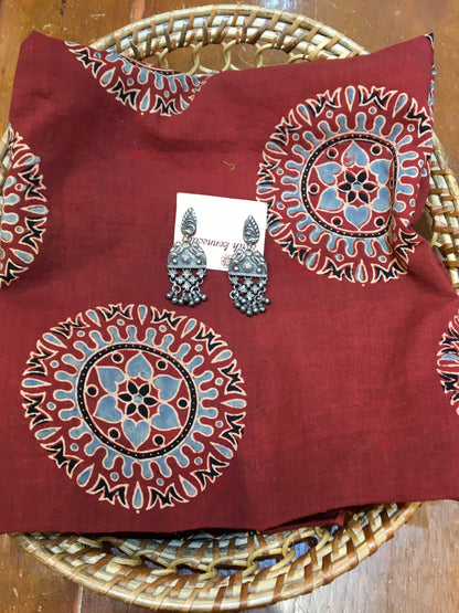 Modal Cotton dupatta ajrakh dupatta