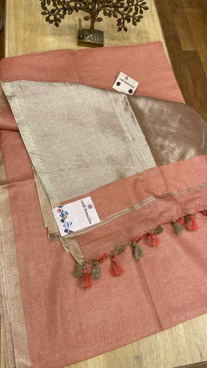 Linen Tissue saree