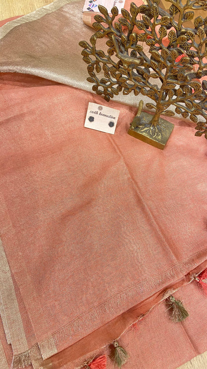 Linen Tissue saree