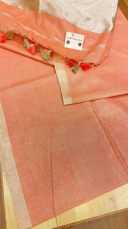 Linen Tissue saree