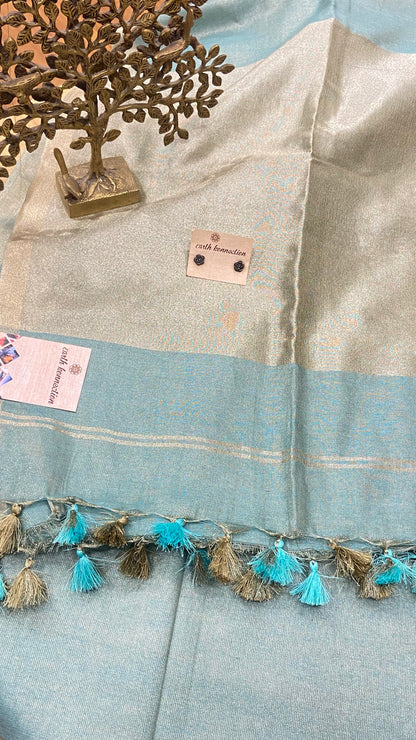 Linen Tissue saree