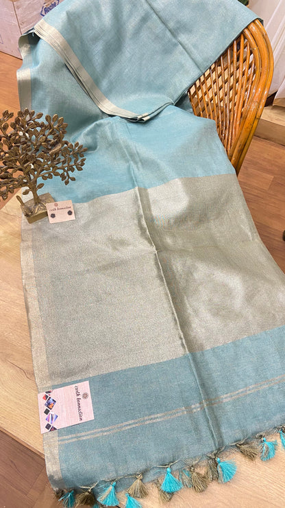 Linen Tissue saree