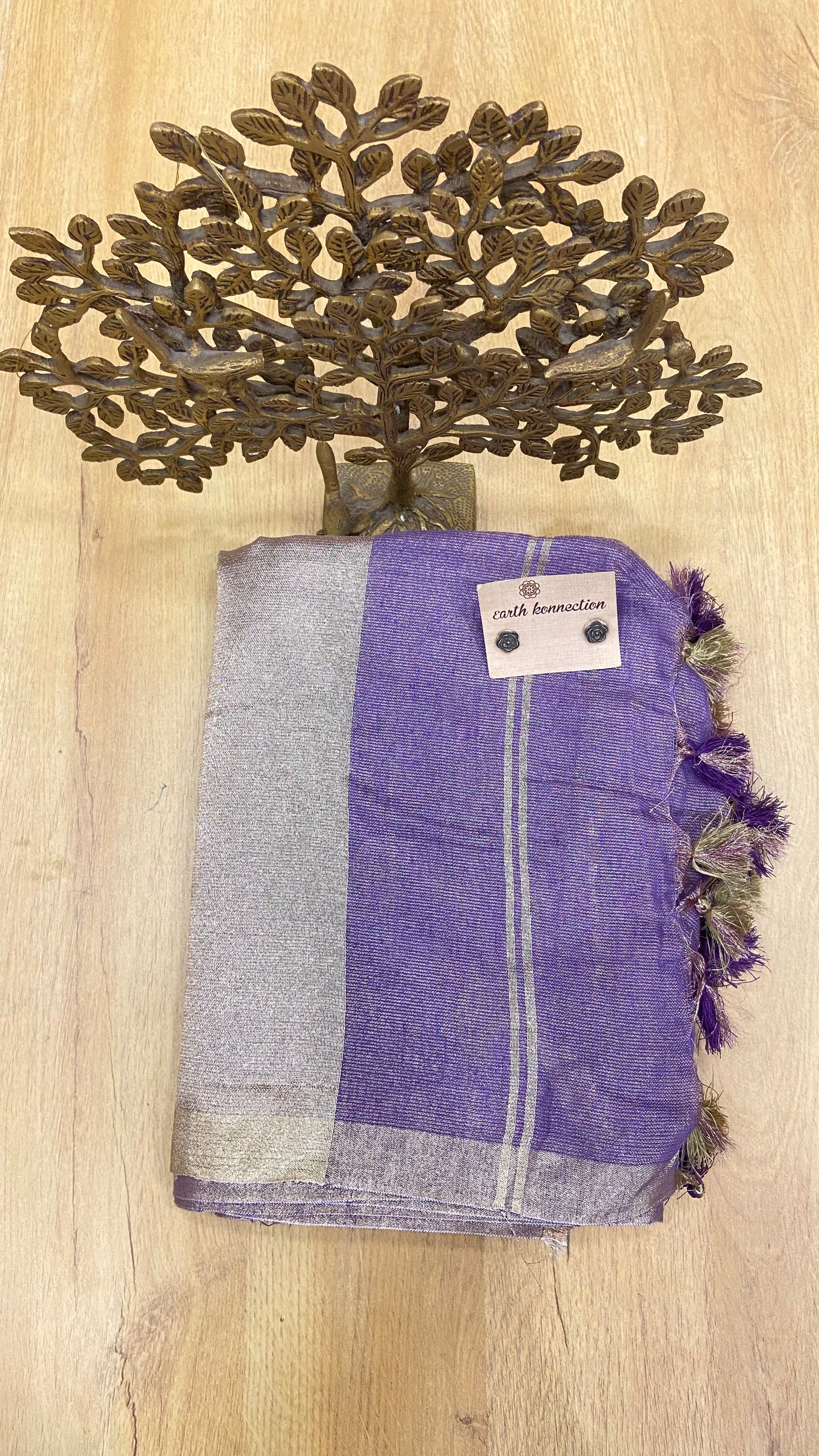 Linen Tissue saree