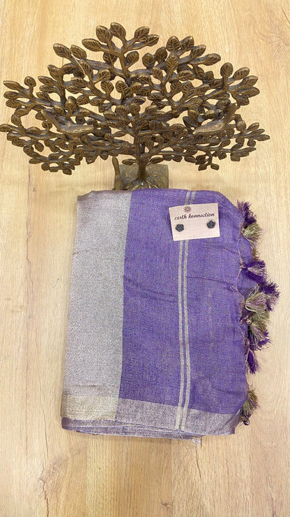 Linen Tissue saree