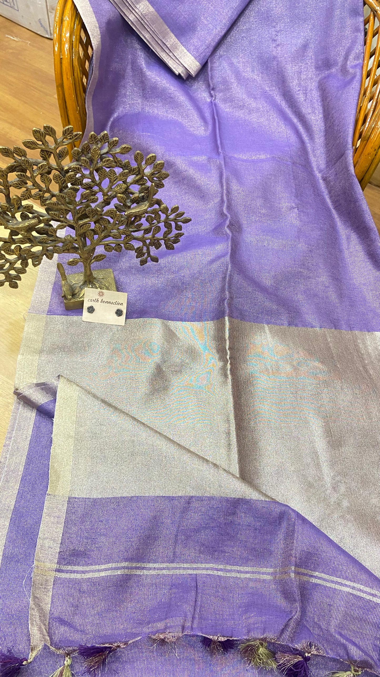 Linen Tissue saree