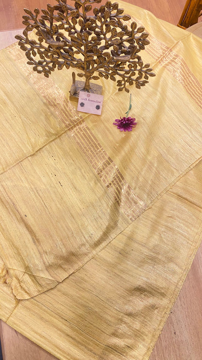 Pure Tussar Silk saree