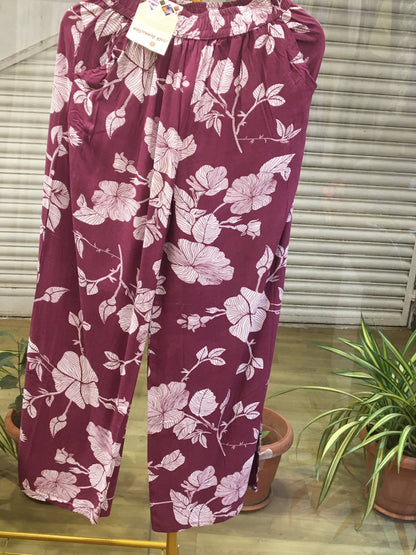 rayon palazzo pant