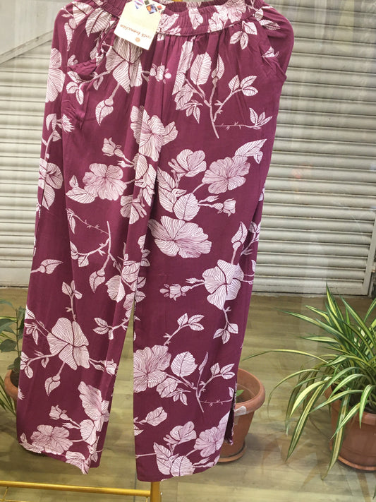 rayon palazzo pant