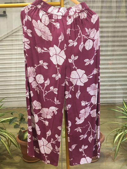 rayon palazzo pant
