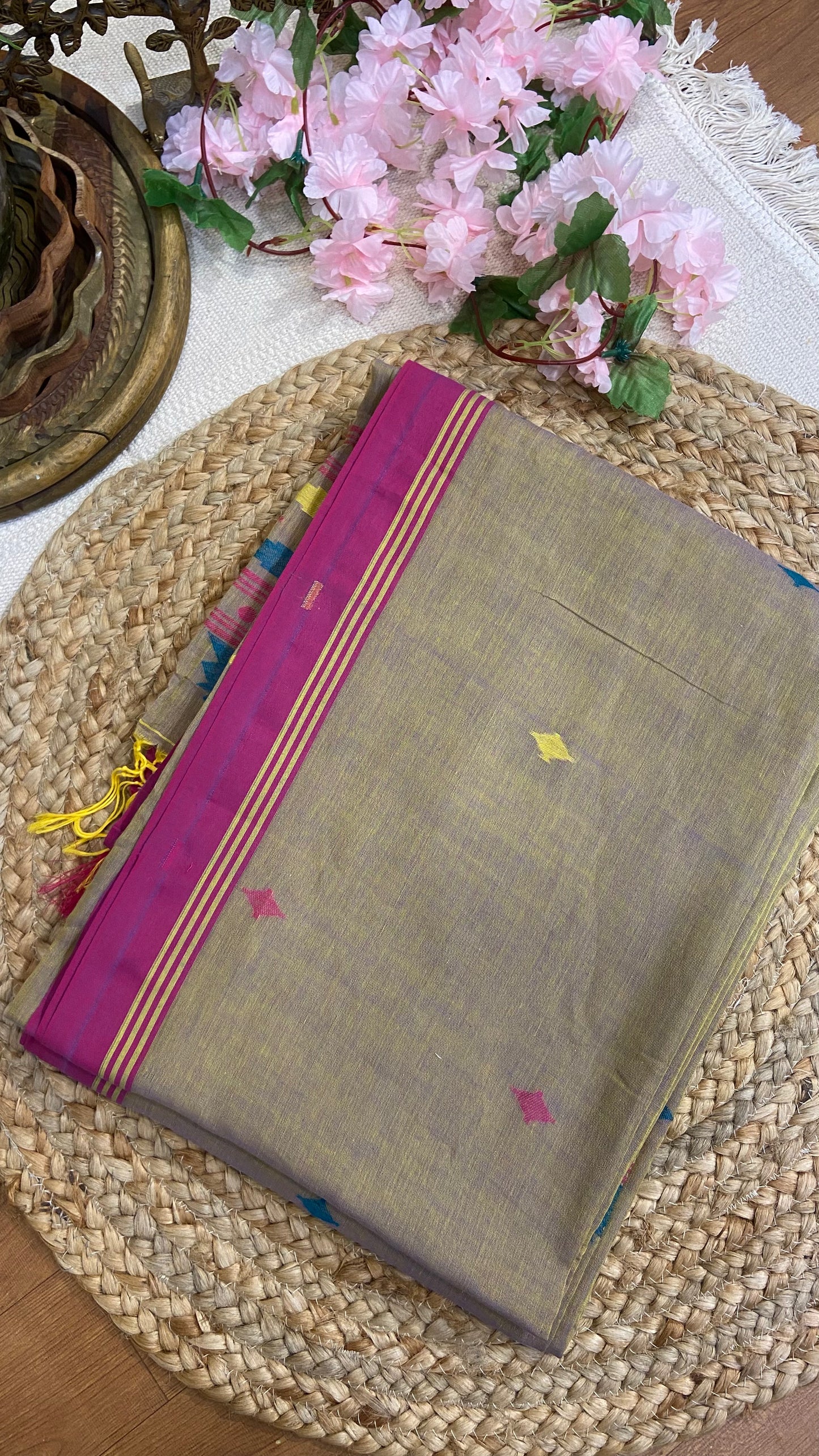 Soft bengal cotton saree