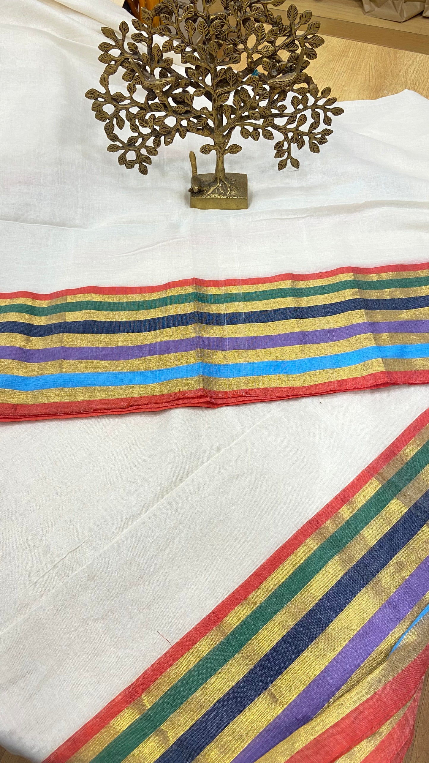 Mulmul Cotton saree