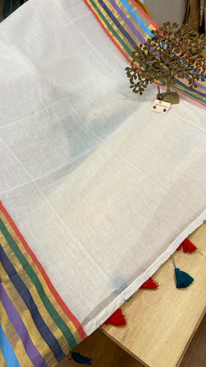 Mulmul Cotton saree