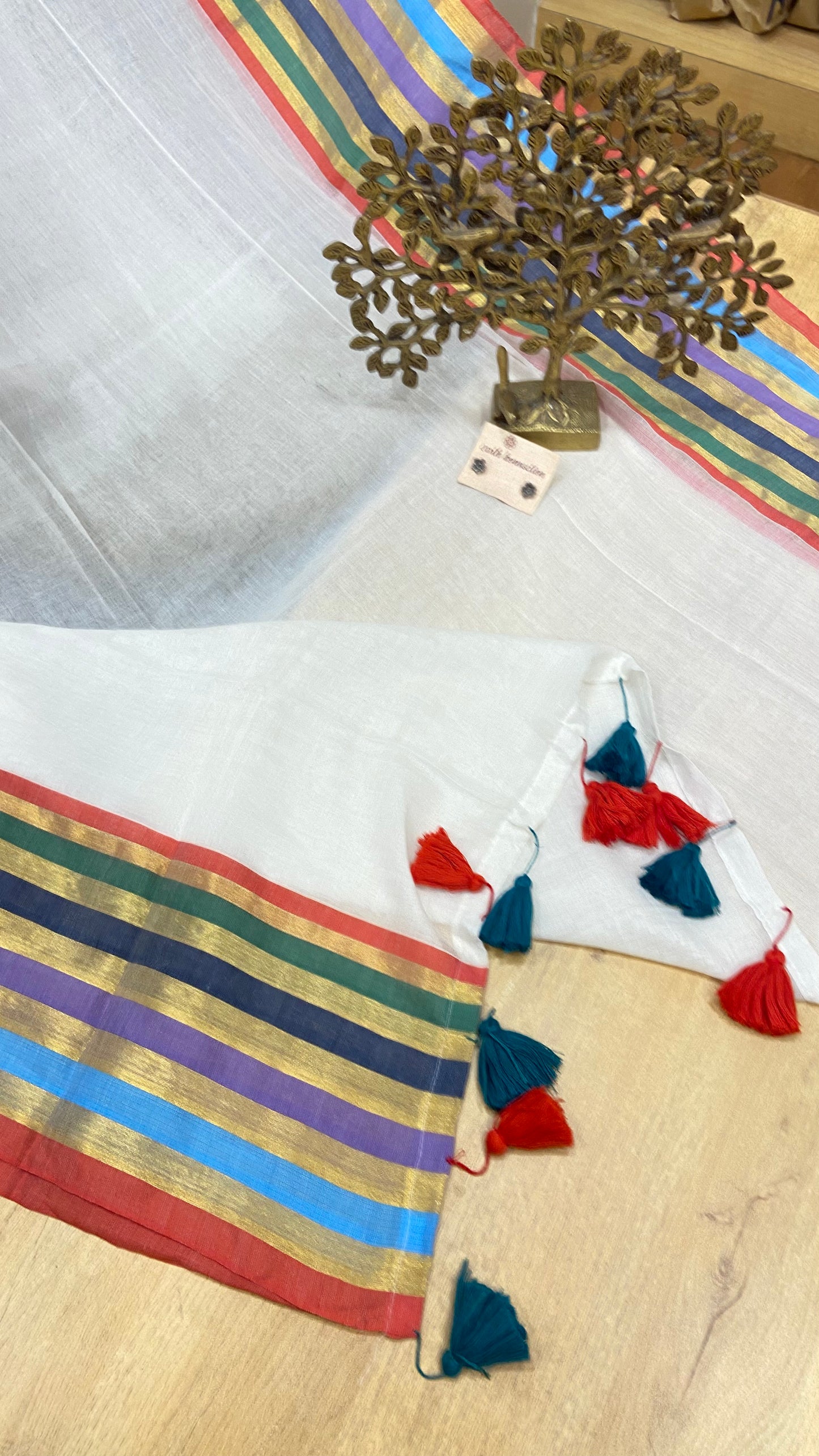 Mulmul Cotton saree