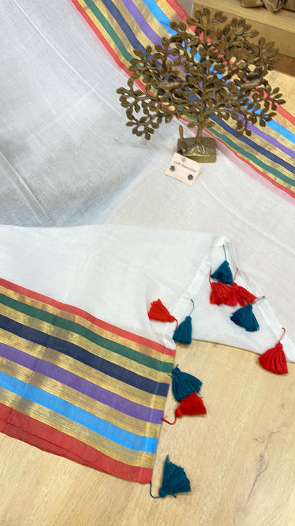 Mulmul Cotton saree