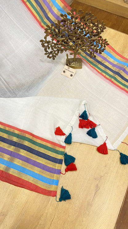 Mulmul Cotton saree