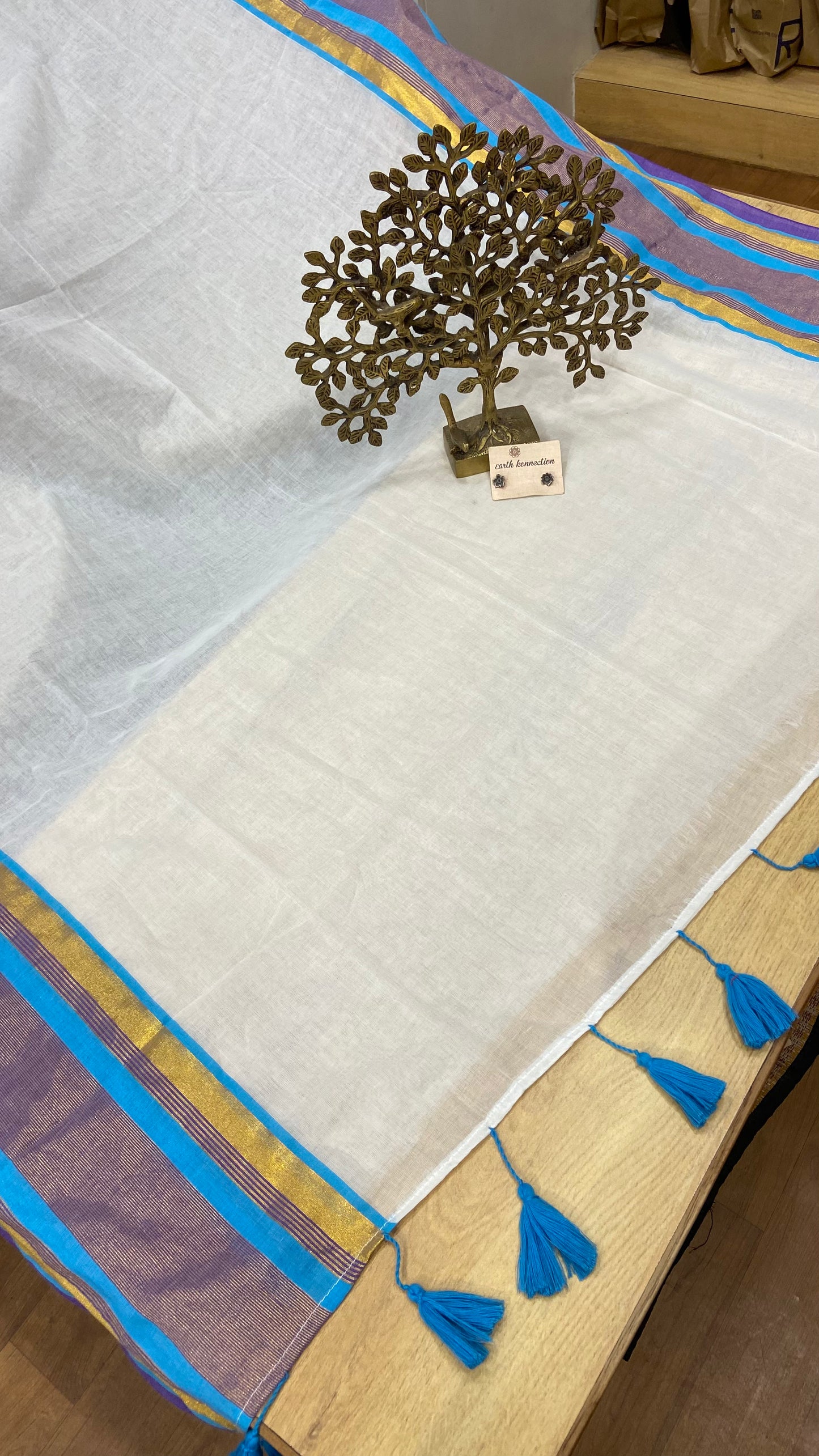 Mulmul Cotton saree