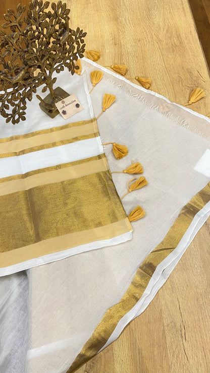 Mulmul Cotton saree