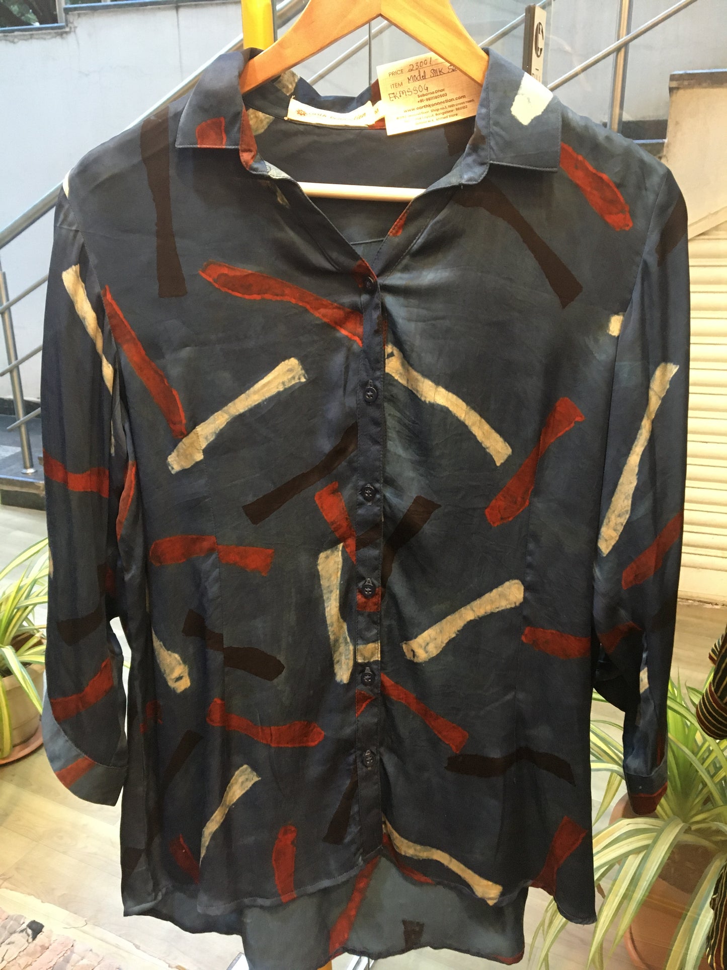 Modal silk shirt
