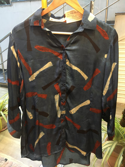 Modal silk shirt