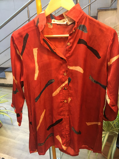 Modal silk shirt