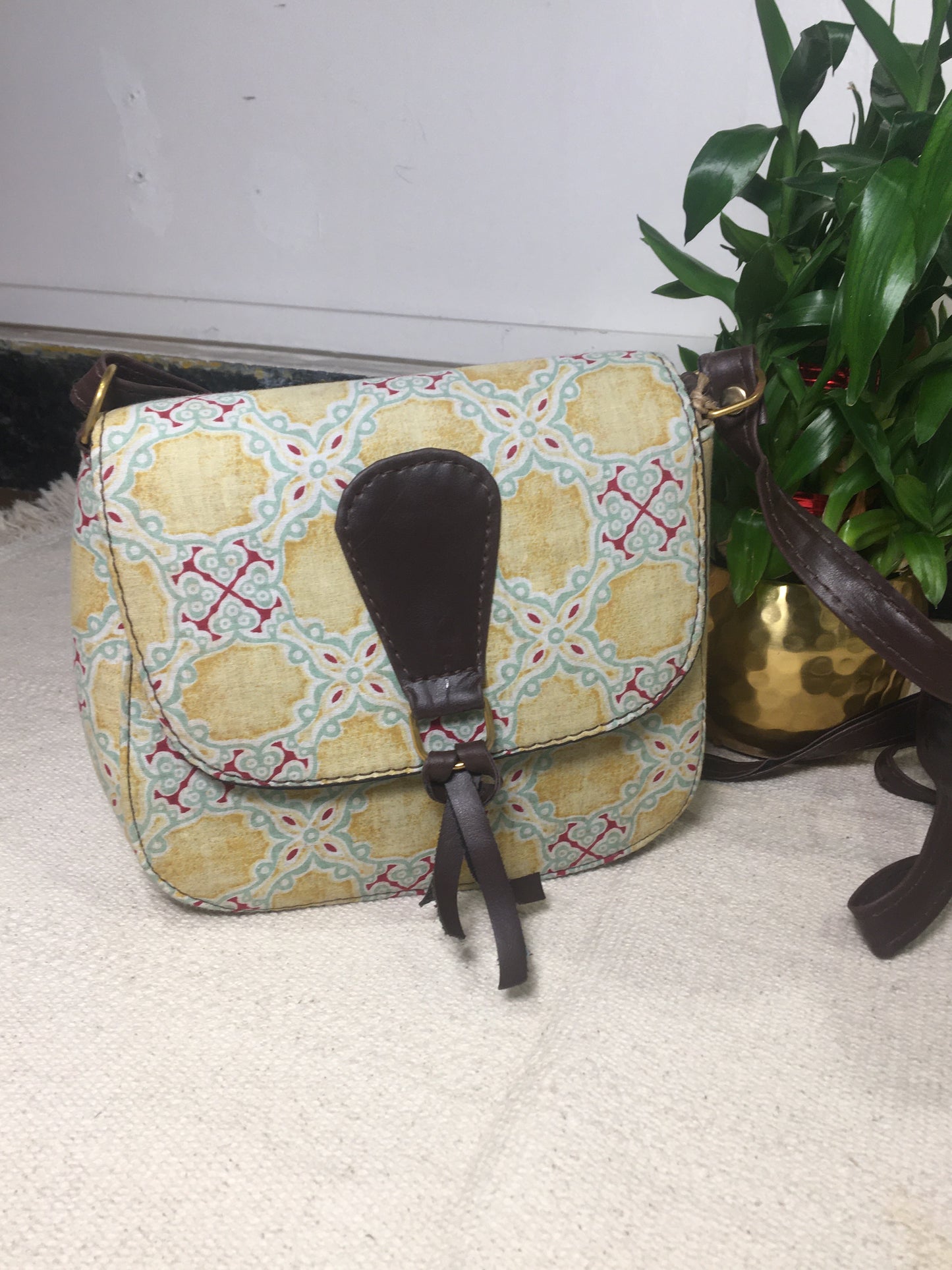 Hand Block Printed Sling Bag