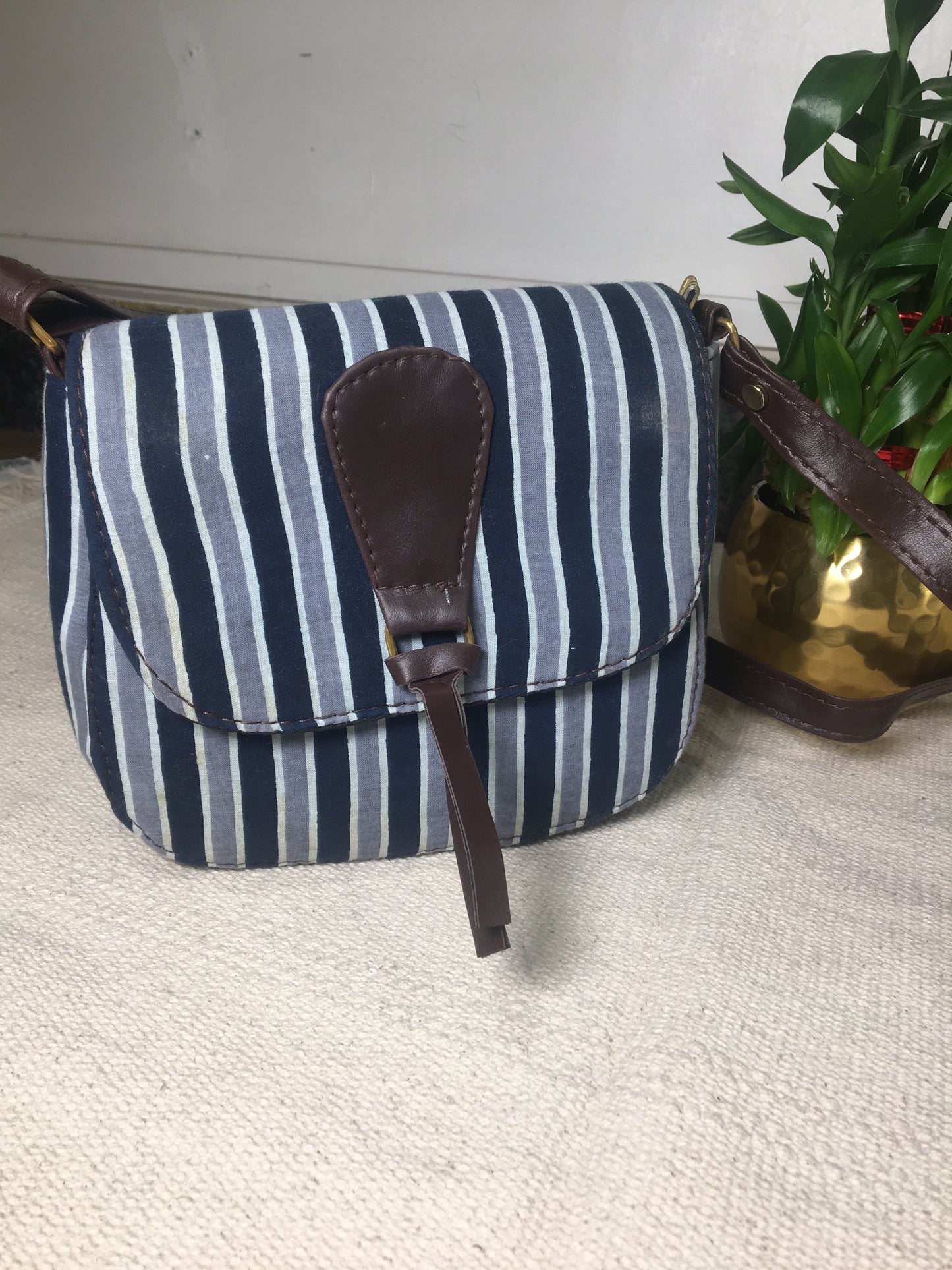 Hand Block Printed Sling Bag