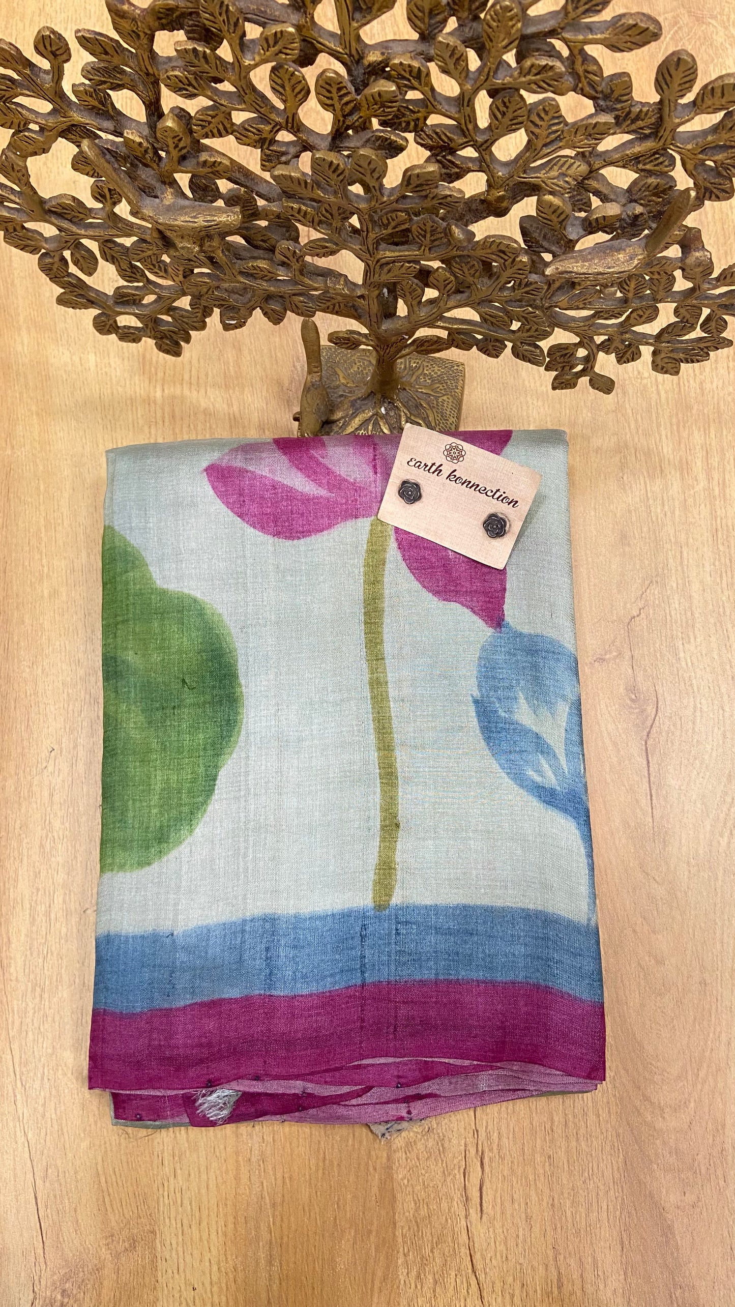 Pure Tussar Silk saree