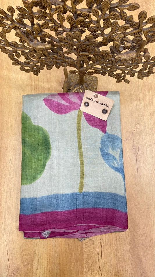 Pure Tussar Silk saree