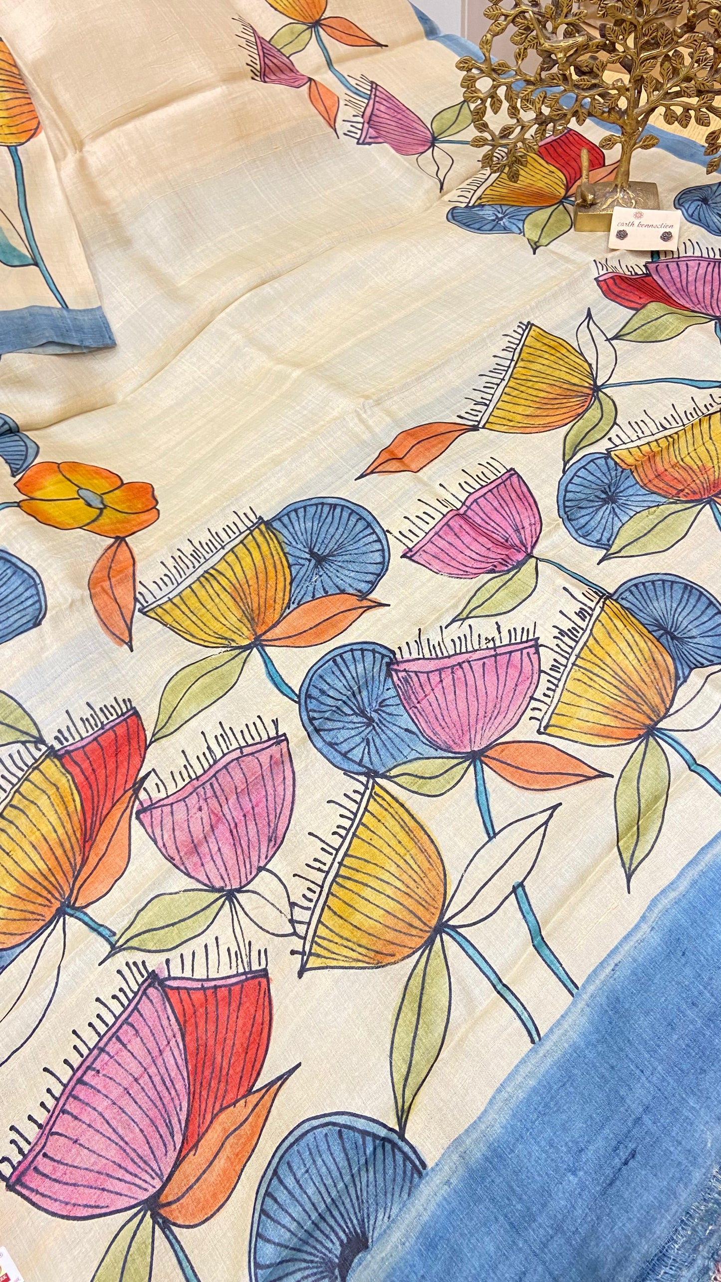 Pure Tussar Silk saree