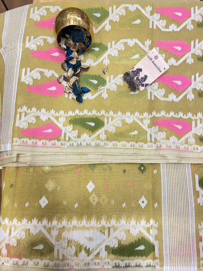 Cotton jamdani saree
