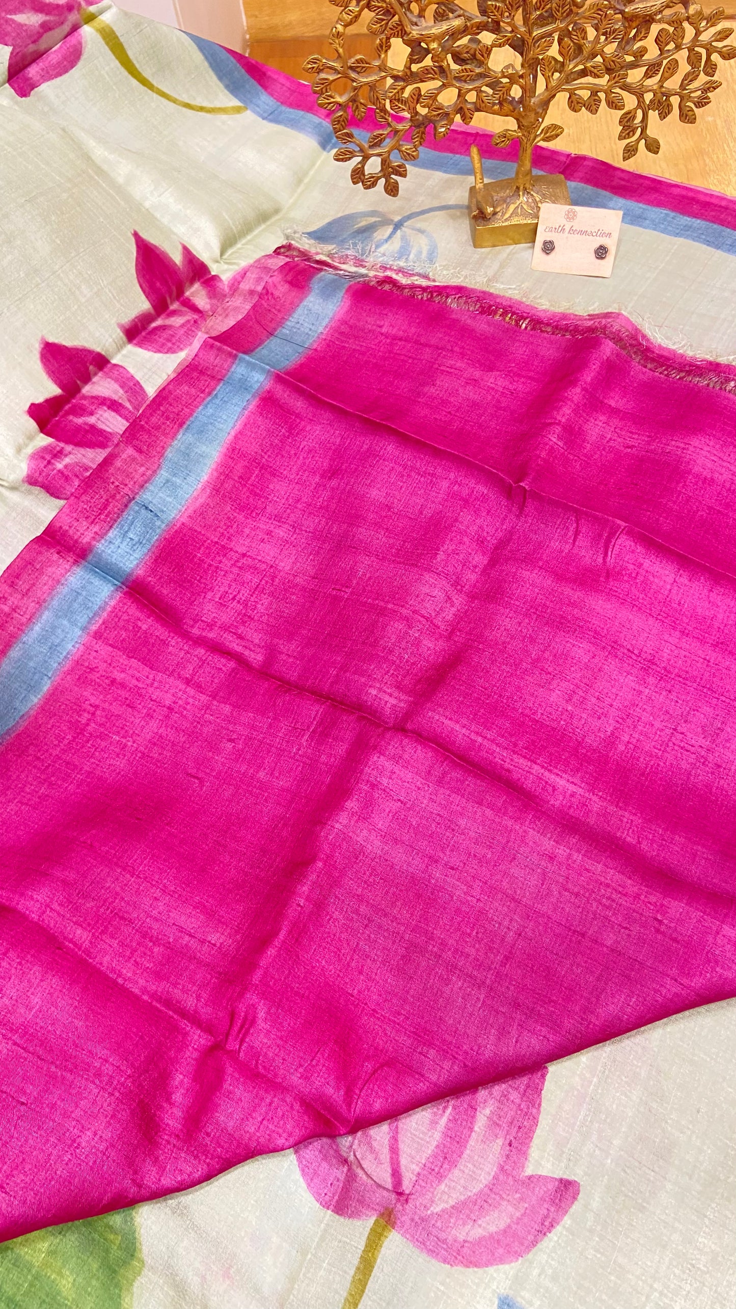 Pure Tussar Silk saree