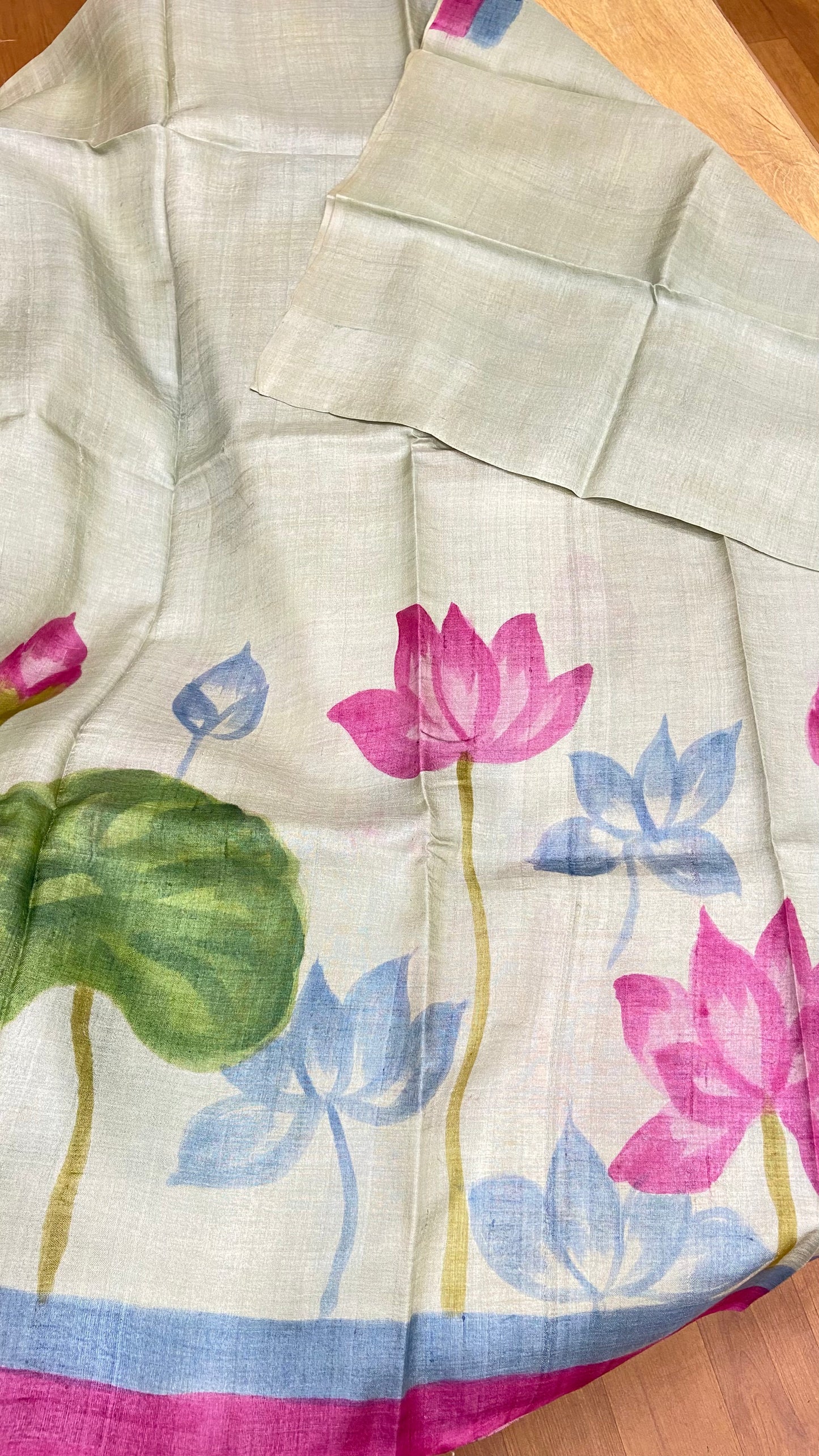 Pure Tussar Silk saree