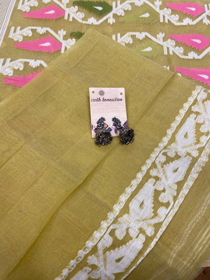 Cotton jamdani saree