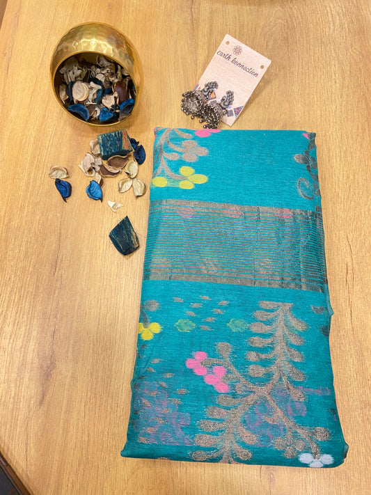 Cotton jamdani saree