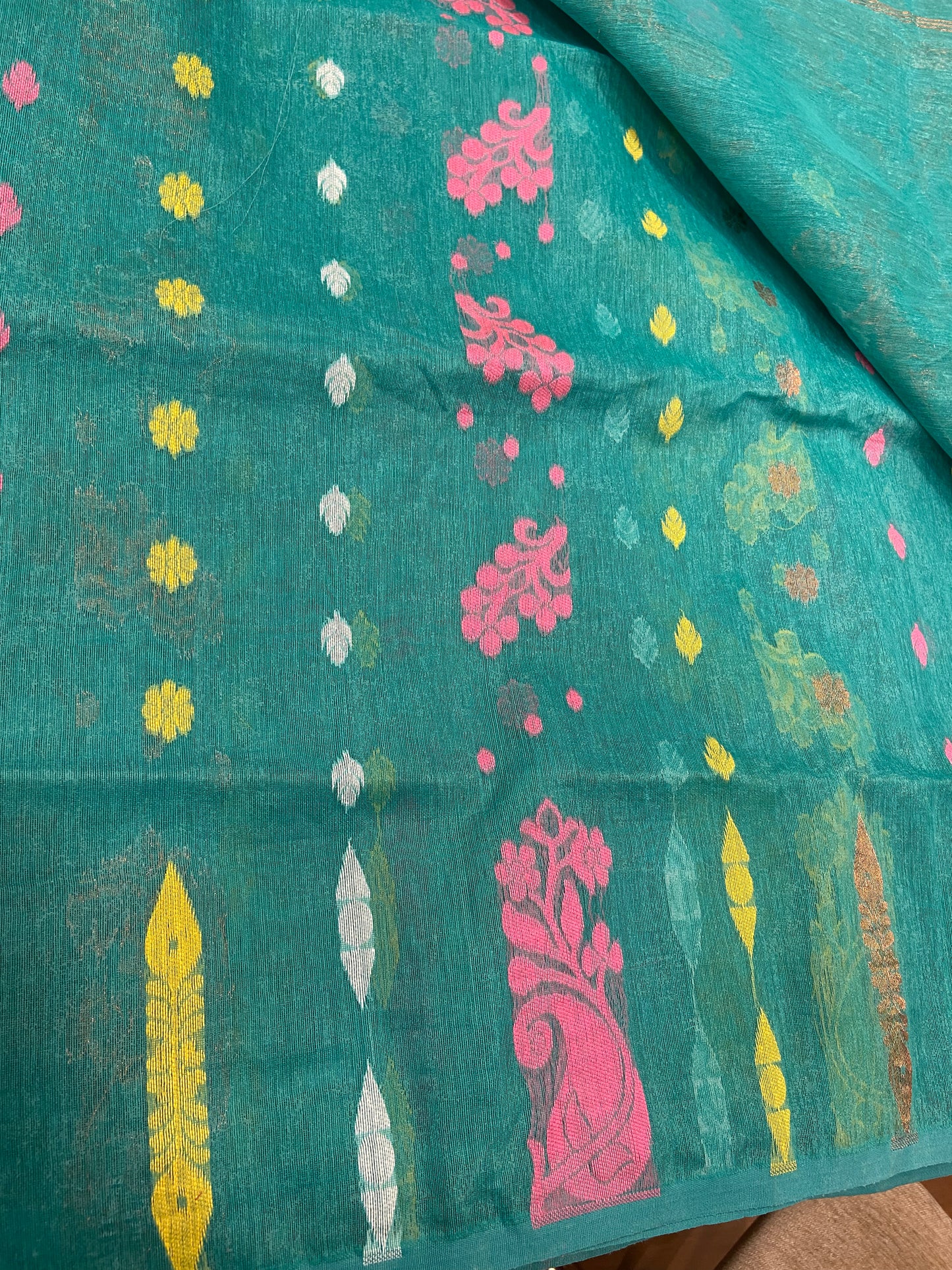 Cotton jamdani saree