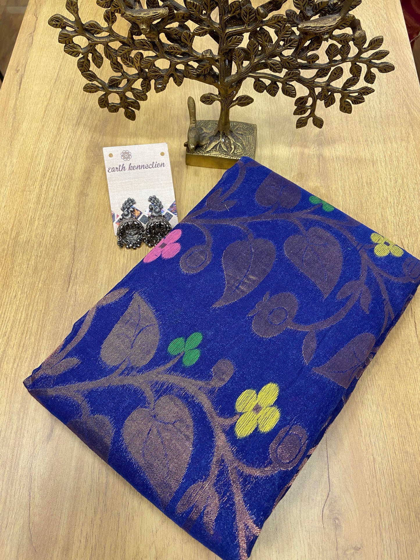 Cotton jamdani saree