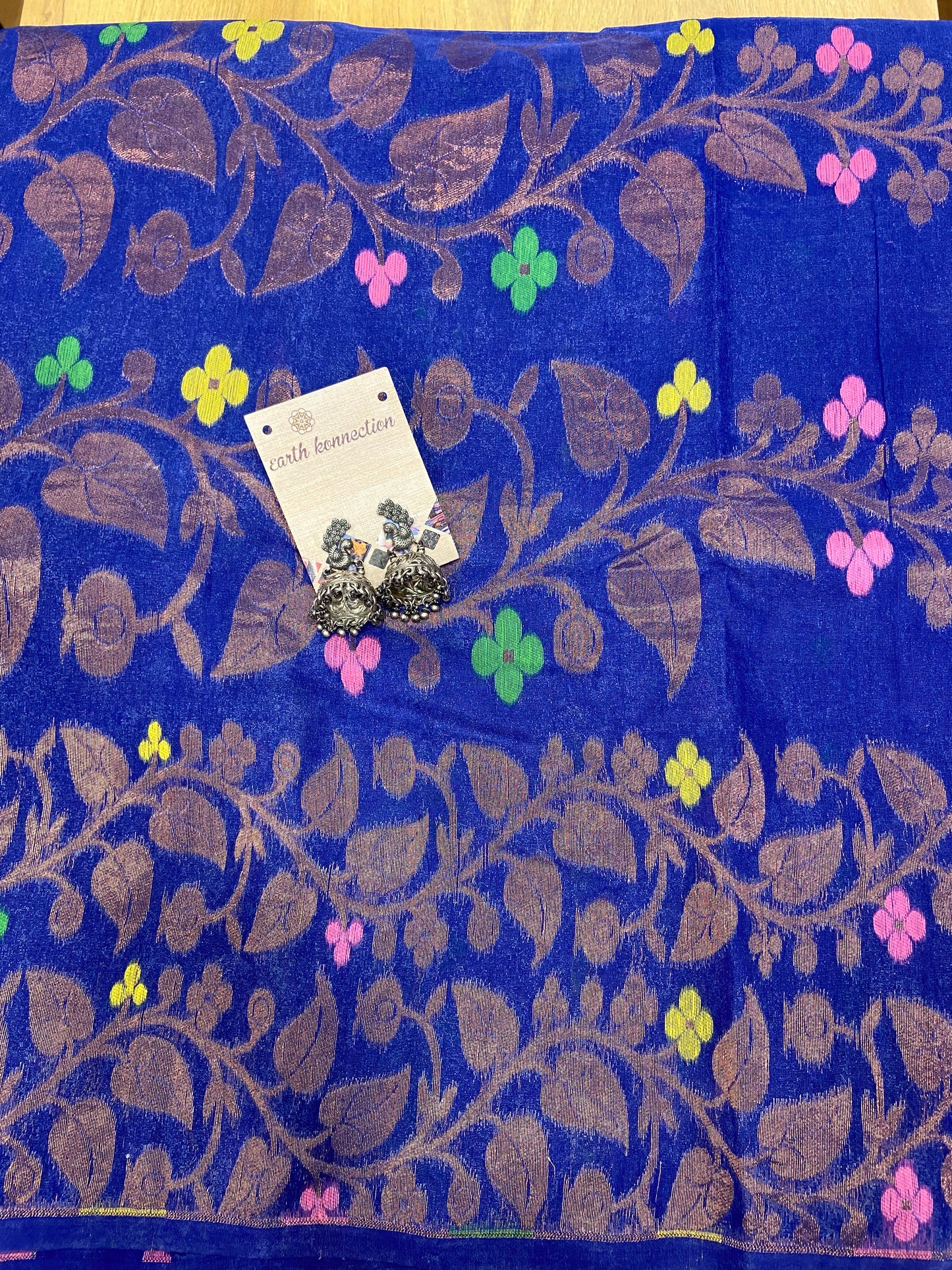 Cotton jamdani saree