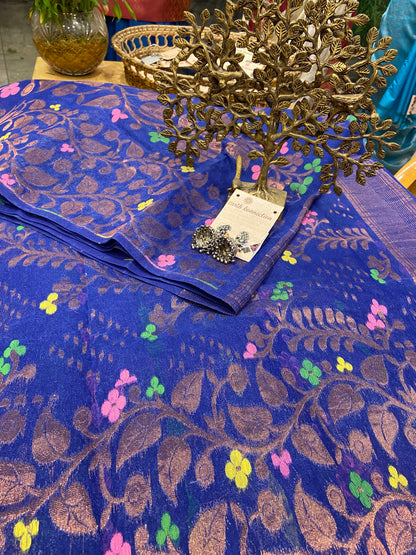 Cotton jamdani saree