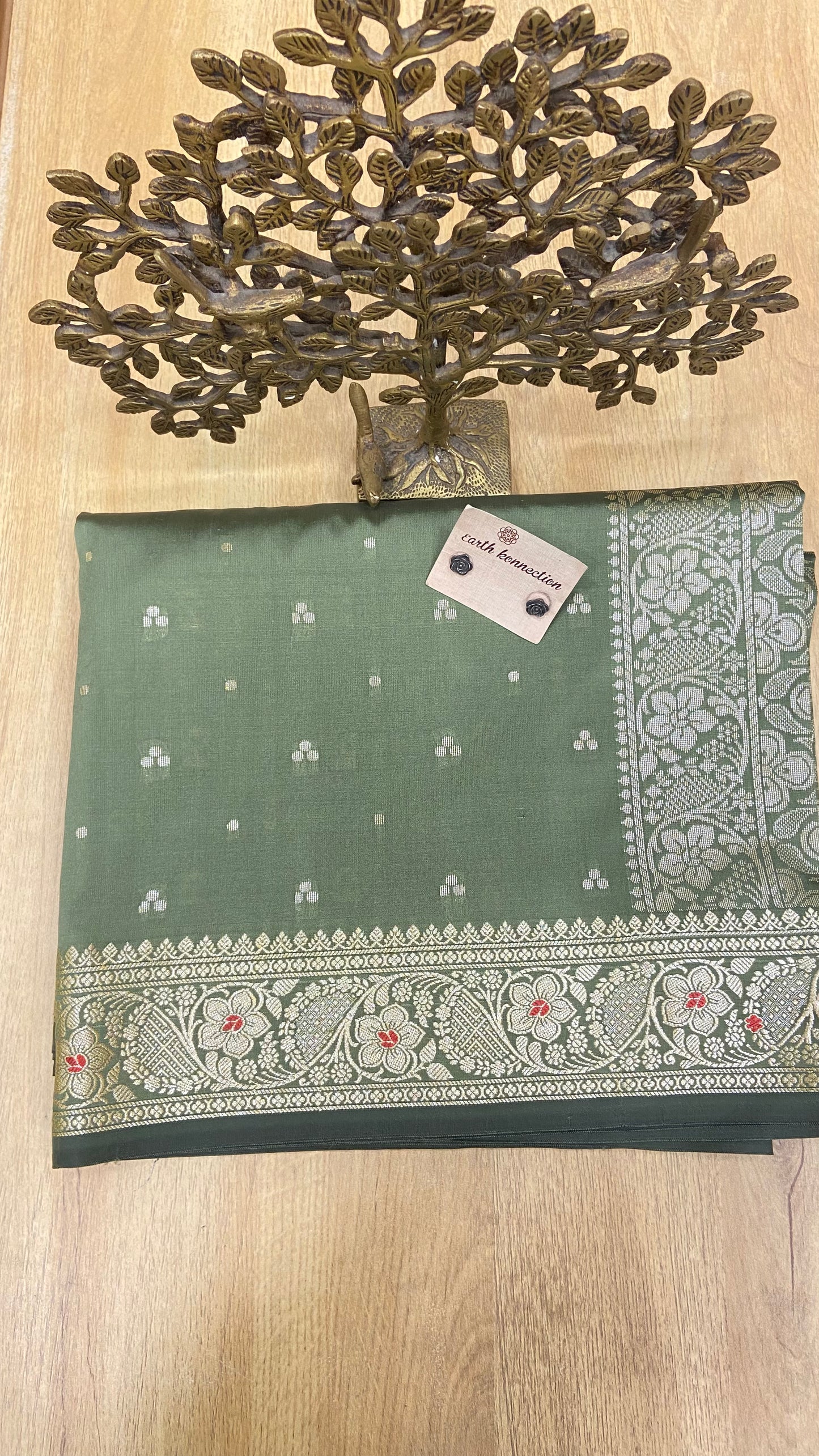 Semi silk banarasi saree