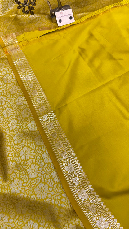 Semi silk banarasi saree